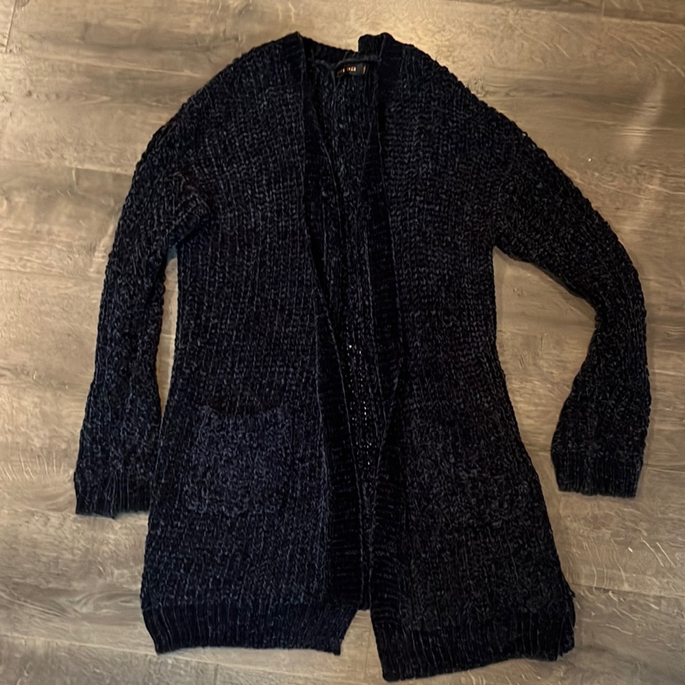 velvet cardigan